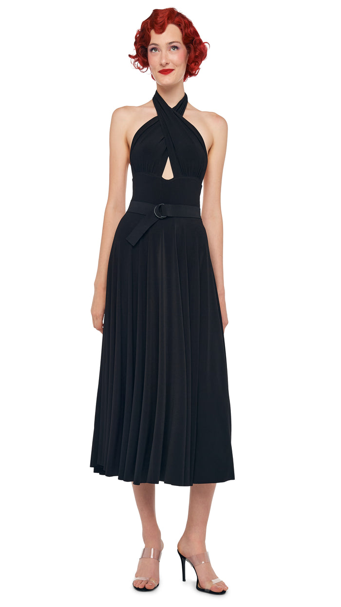 norma kamali CROSS HALTER MIO