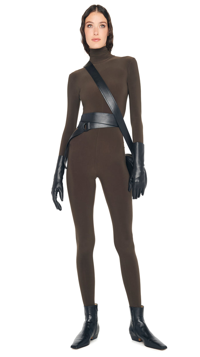 Norma Kamali CROSSOVER CIRCLE BAG SMALL