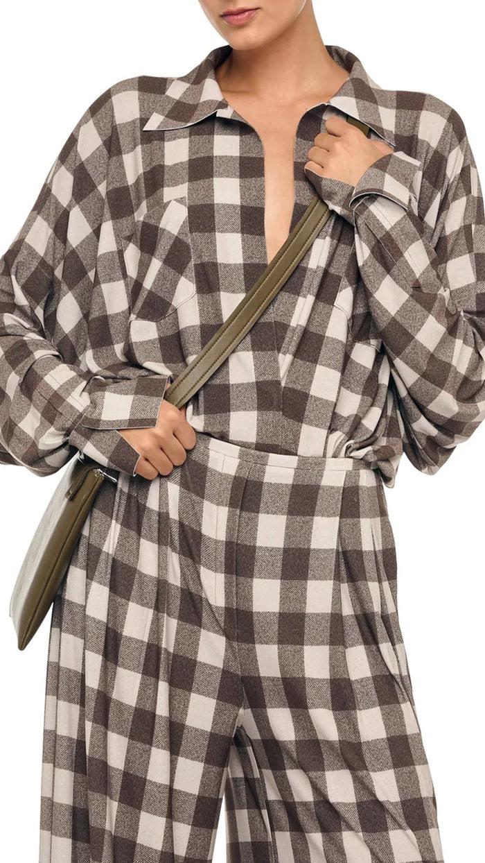 Norma Kamali CROSSOVER SHOULDER BAG SMALL