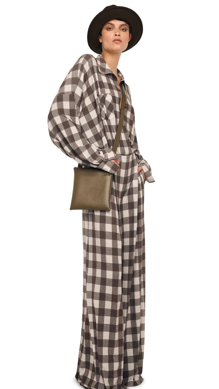 Norma Kamali CROSSOVER SHOULDER BAG SMALL