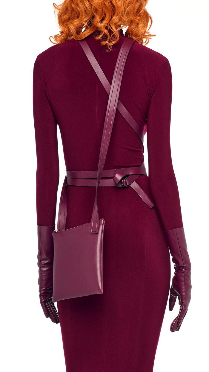 Norma Kamali CROSSOVER SHOULDER BAG SMALL