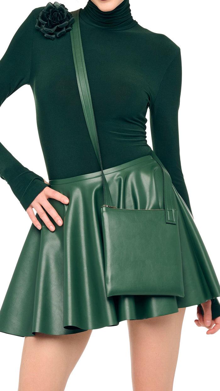 norma kamali CROSSOVER SHOULDER BAG SMALL