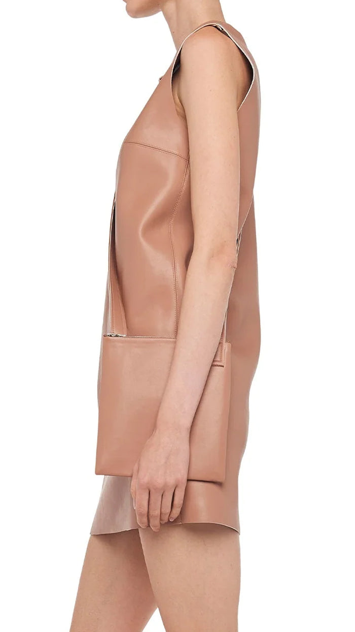 Norma Kamali CROSSOVER SHOULDER BAG SMALL