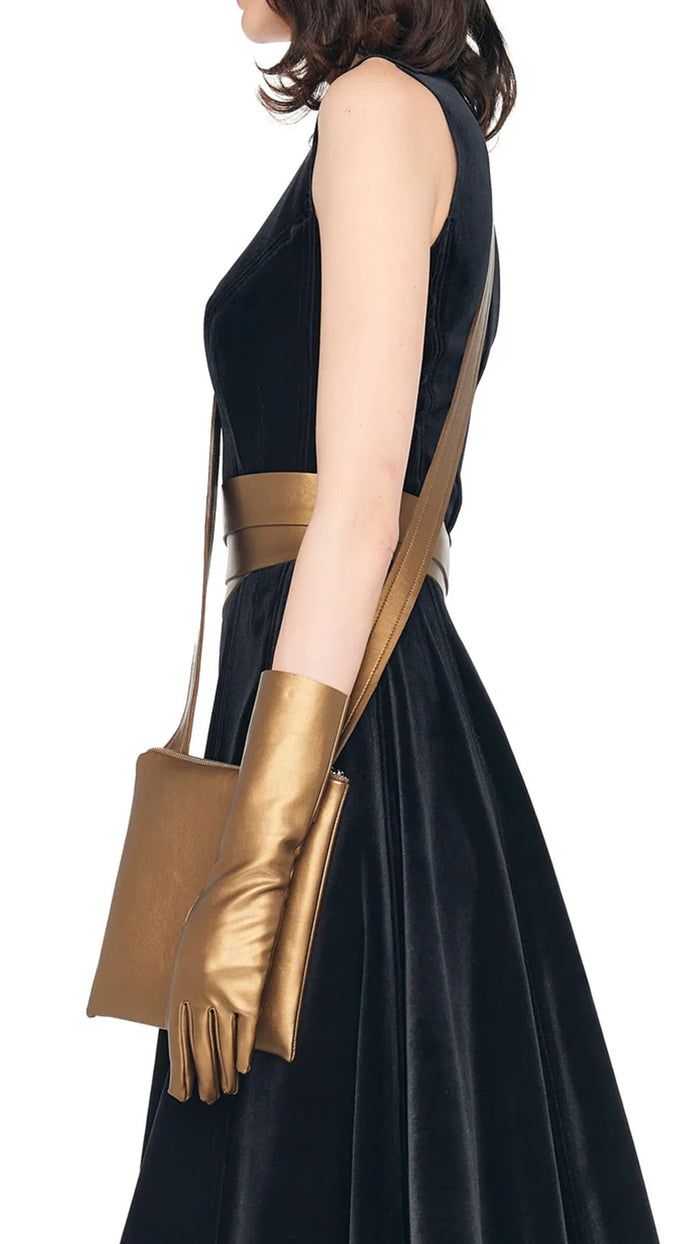 Norma Kamali CROSSOVER SHOULDER BAG SMALL