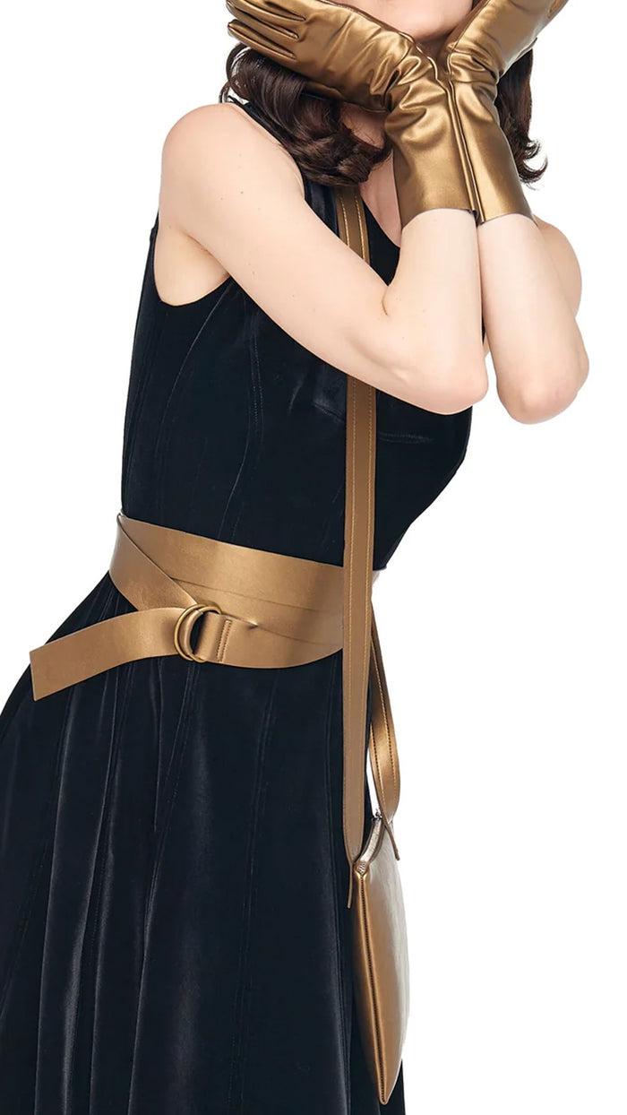 Norma Kamali CROSSOVER SHOULDER BAG SMALL