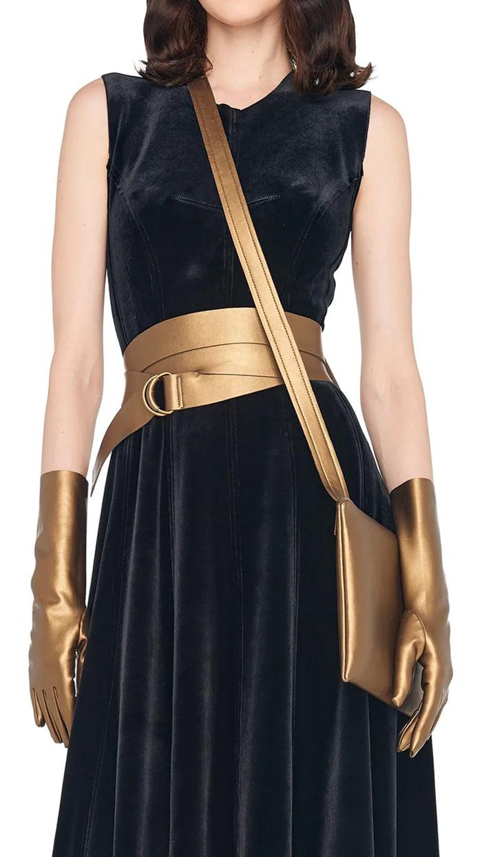 norma kamali CROSSOVER SHOULDER BAG SMALL