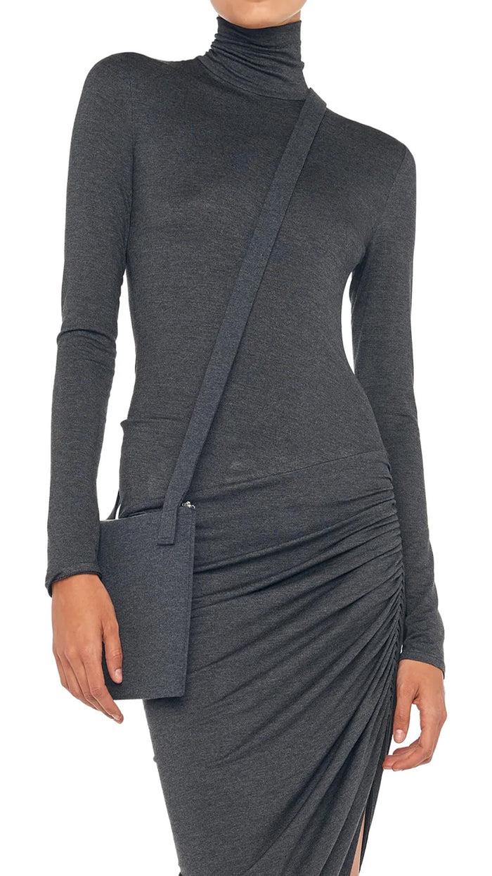 norma kamali CROSSOVER SHOULDER BAG SMALL