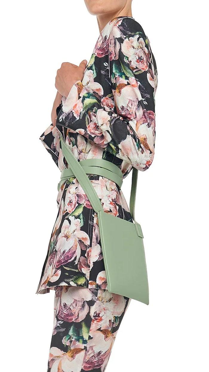 Norma Kamali CROSSOVER SHOULDER BAG SMALL