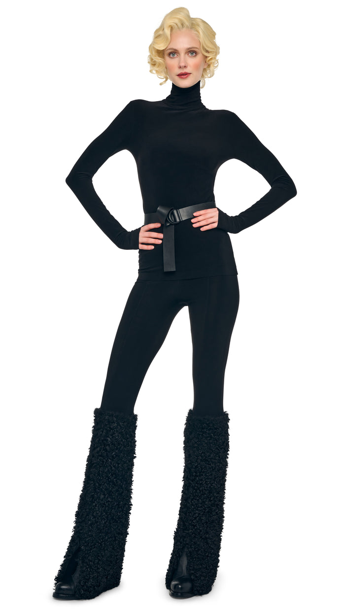 Norma Kamali CURLY SPAT LEGGING