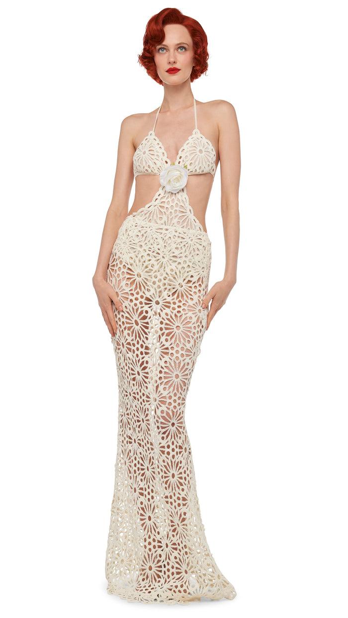 norma kamali CUT OUT STRING MIO