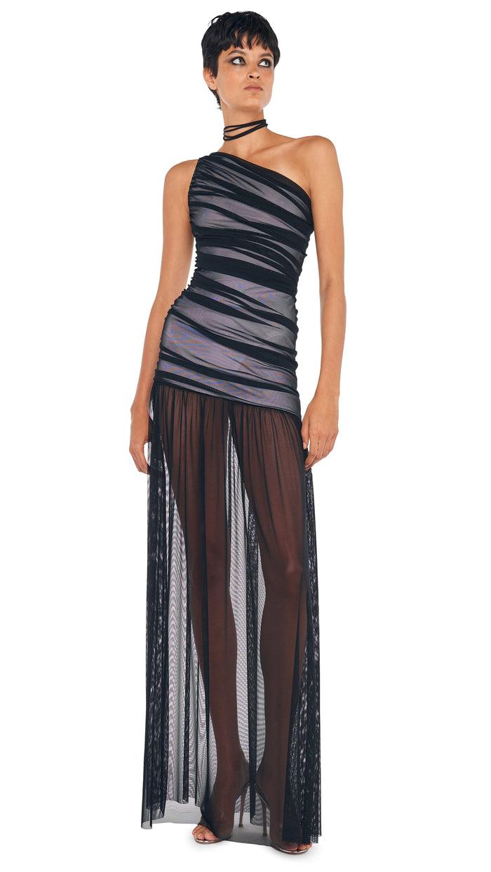 norma kamali DIANA PICKLEBALL GOWN