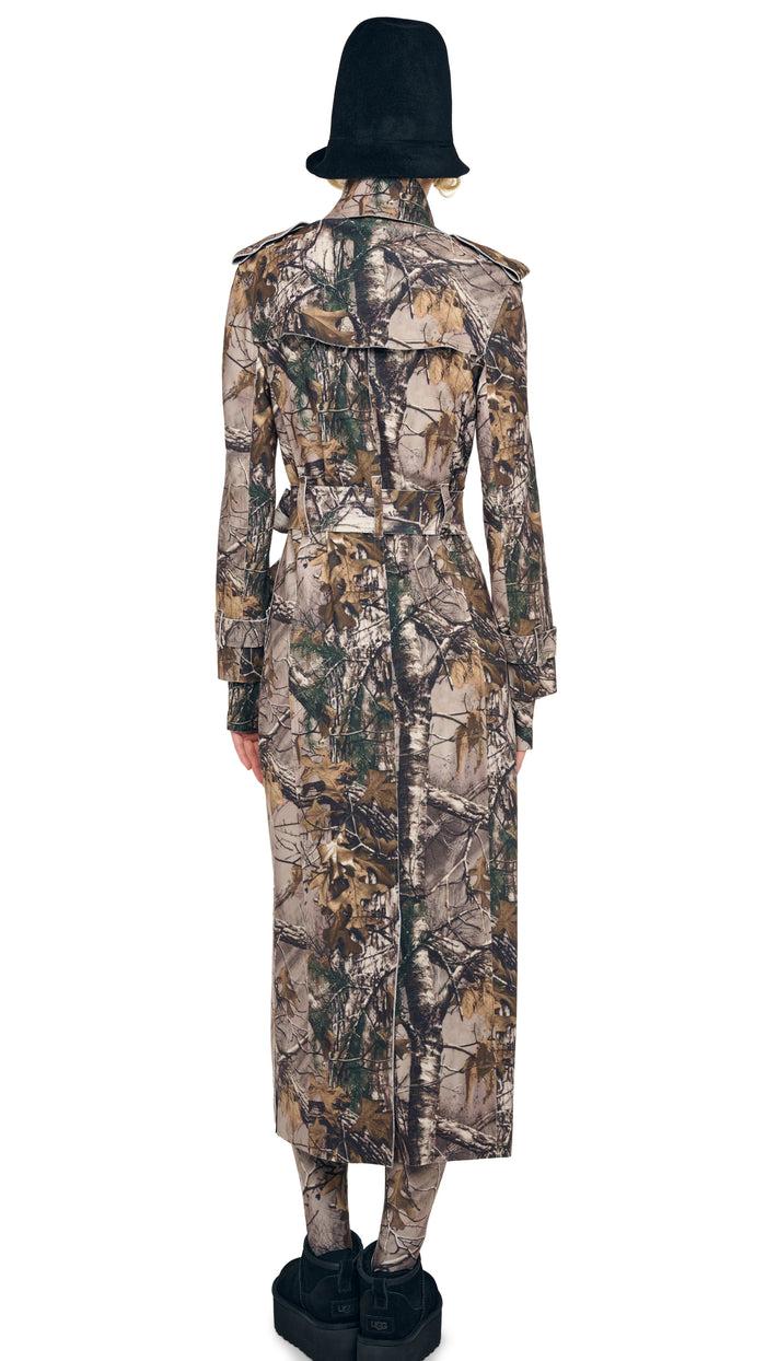 Norma Kamali DOUBLE BREASTED TRENCH