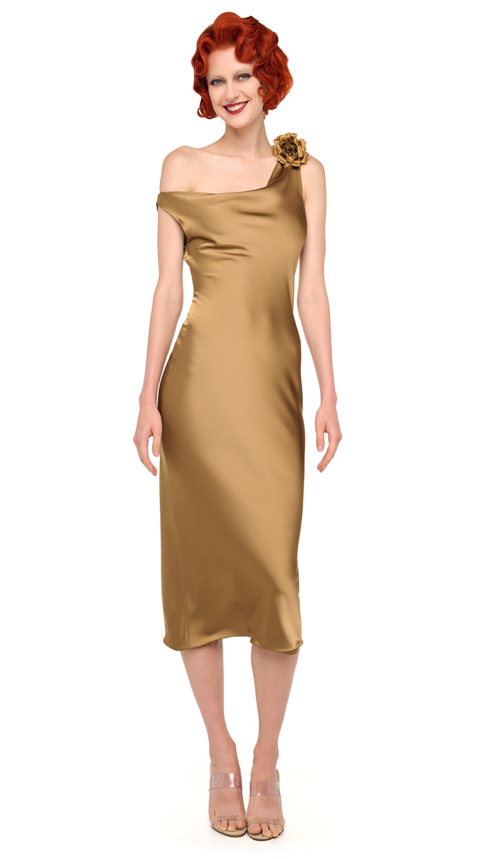norma kamali DROP SHOULDER MARIA DRESS