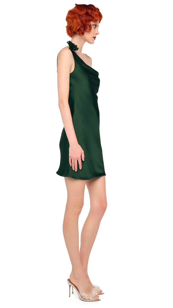 Norma Kamali DROP SHOULDER MARIA MINI DRESS