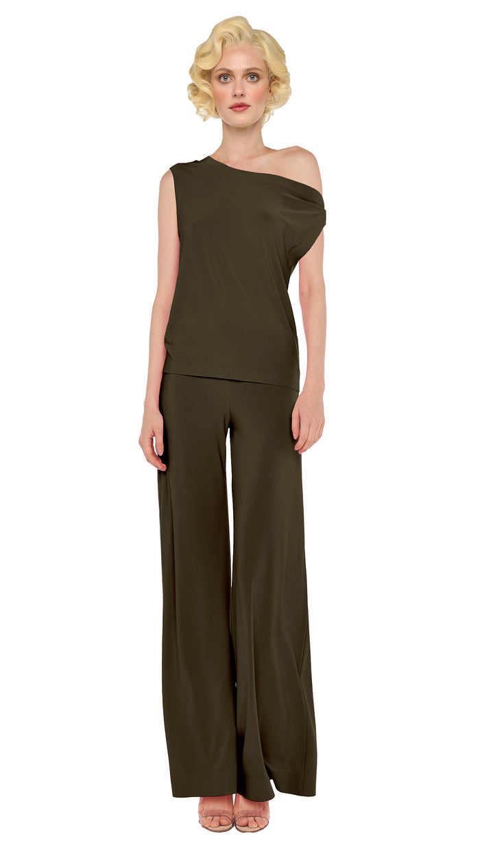 norma kamali DROP SHOULDER TOP