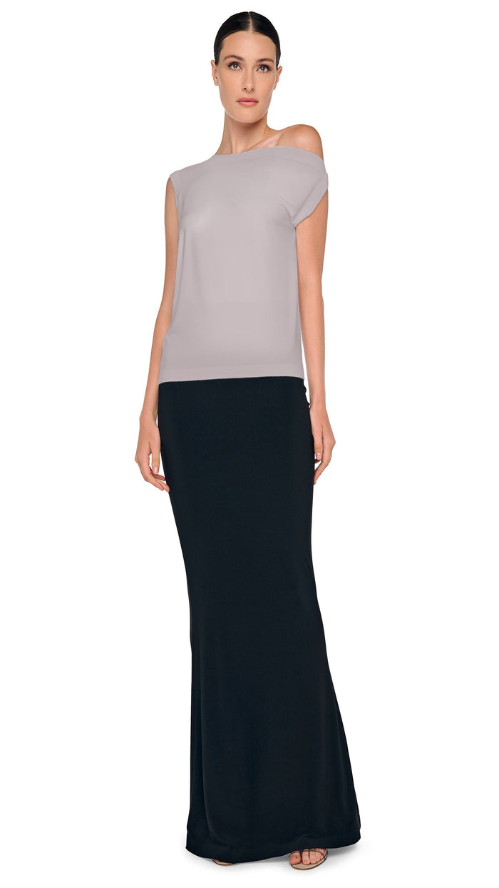 norma kamali DROP SHOULDER TOP