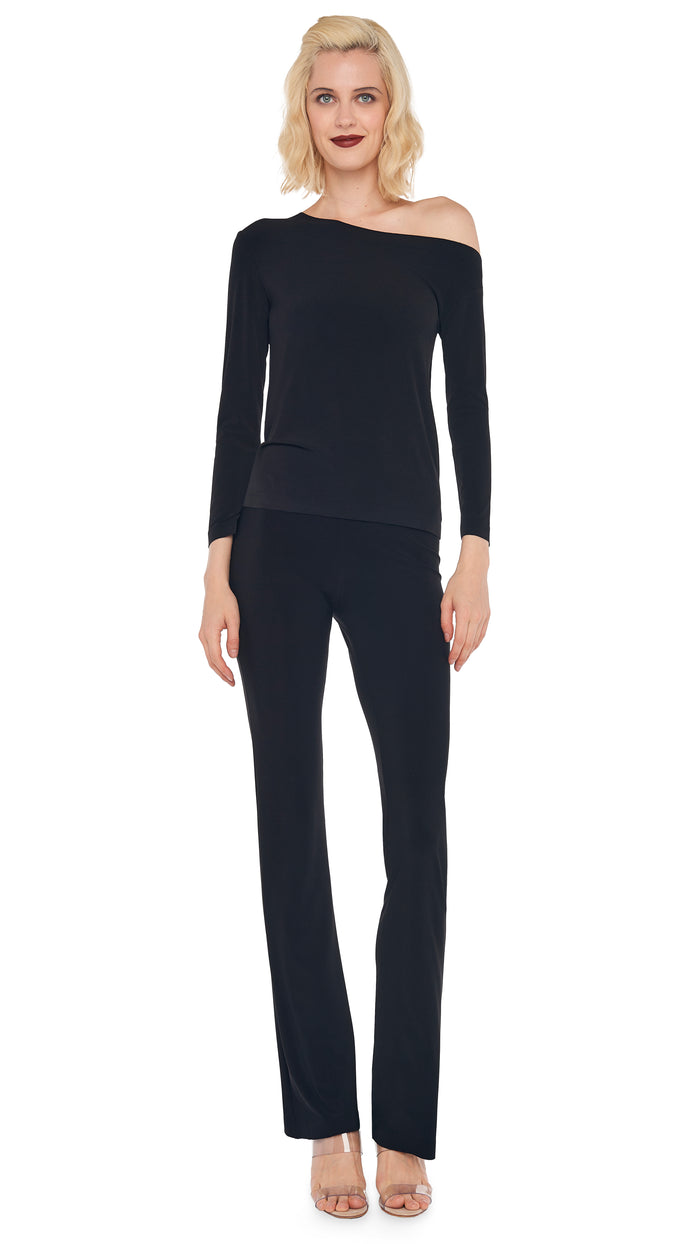 norma kamali DROP SHOULDER TOP