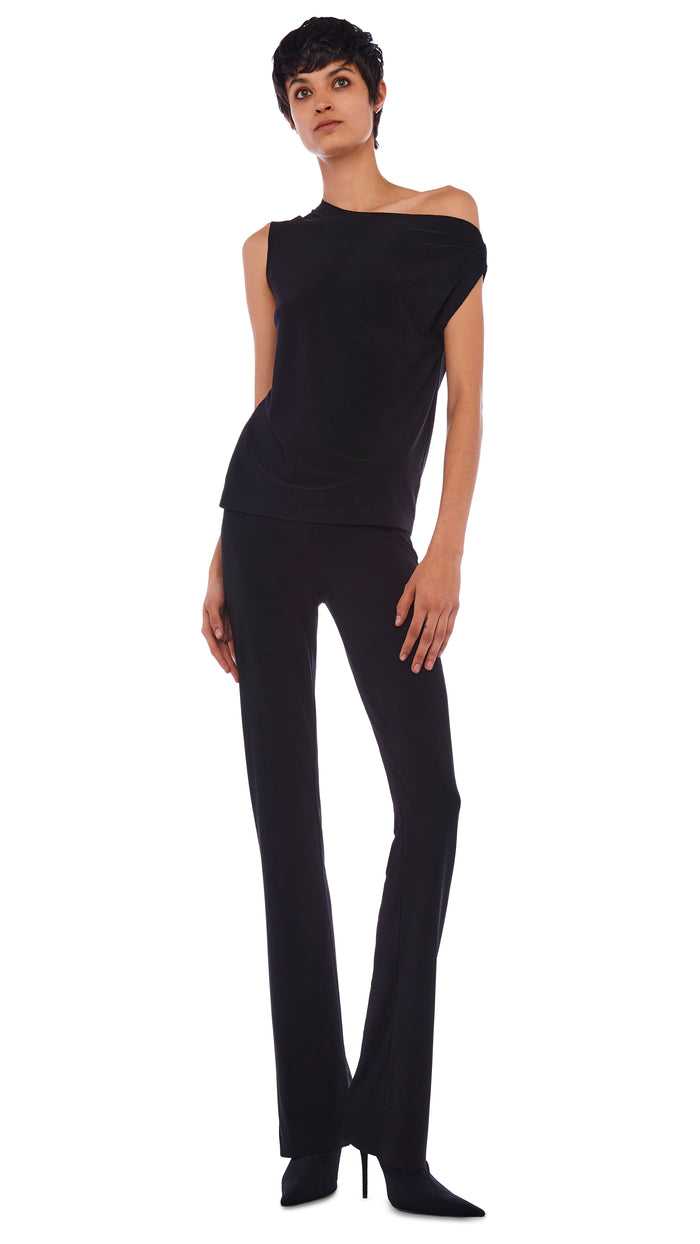 norma kamali DROP SHOULDER TOP