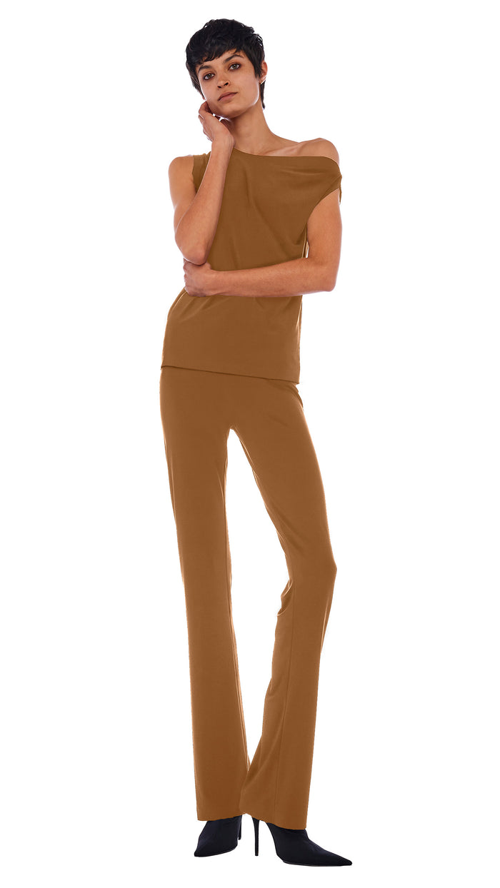 norma kamali DROP SHOULDER TOP