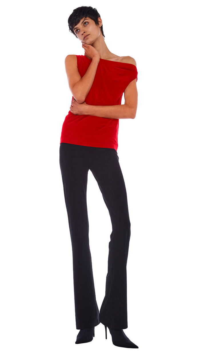 norma kamali DROP SHOULDER TOP