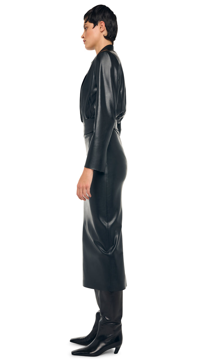 Norma Kamali EASY FIT SINGLE BREASTED BODYSUIT