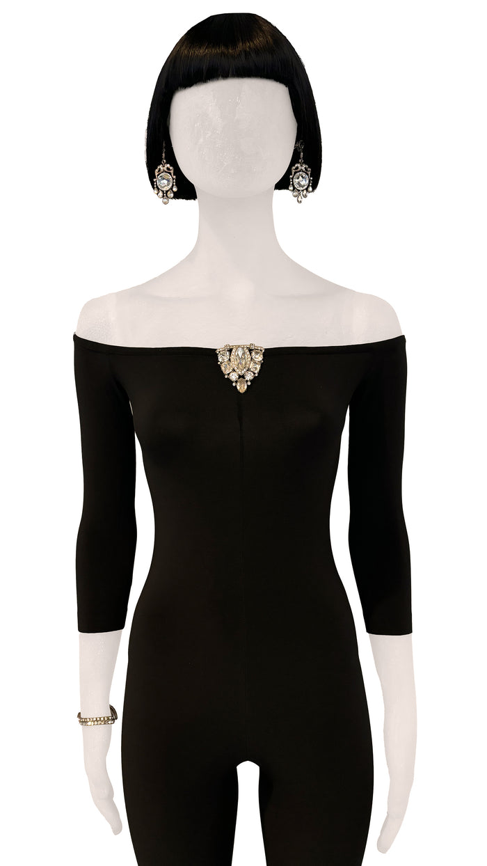 norma kamali EISENBERG STONE EARRINGS