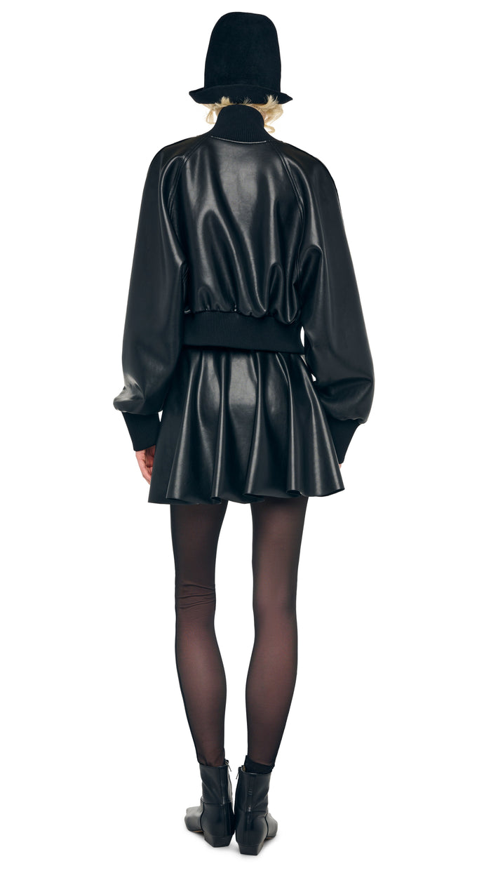 Norma Kamali FLARED MINI SKIRT