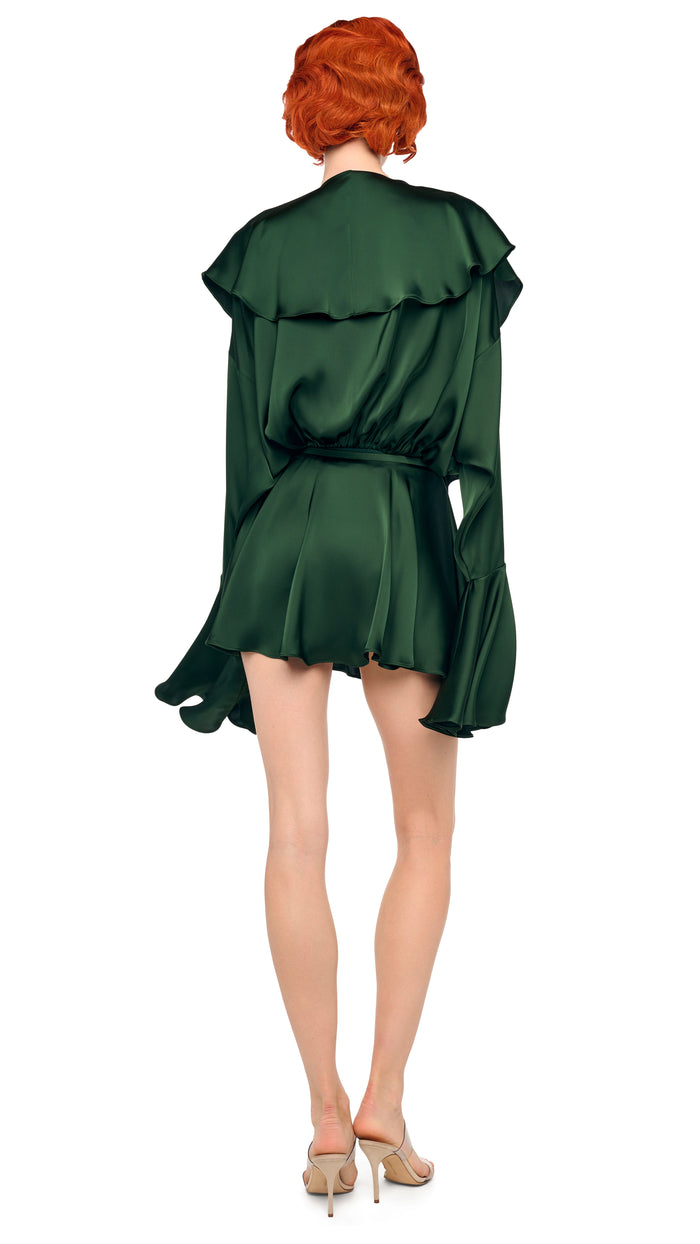 Norma Kamali FLARED MINI SKIRT