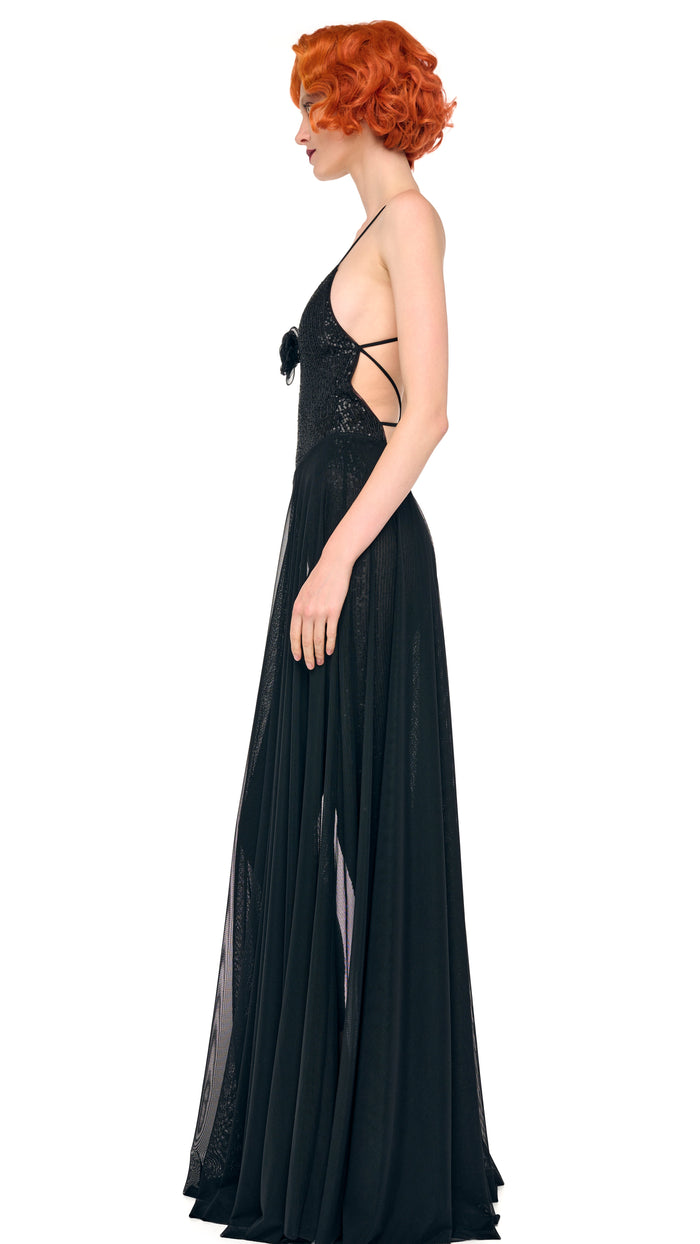 Norma Kamali FLARED SKIRT TO FLOOR