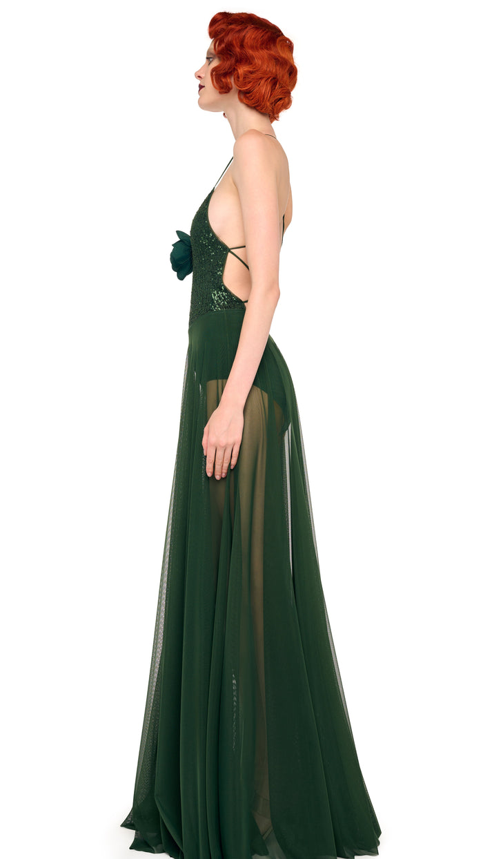 Norma Kamali FLARED SKIRT TO FLOOR