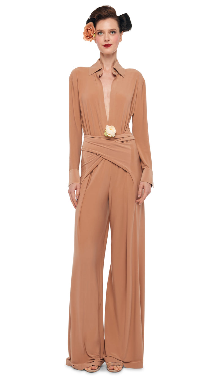 Norma Kamali FOUR SLEEVE NK SHIRT JUMPSUIT