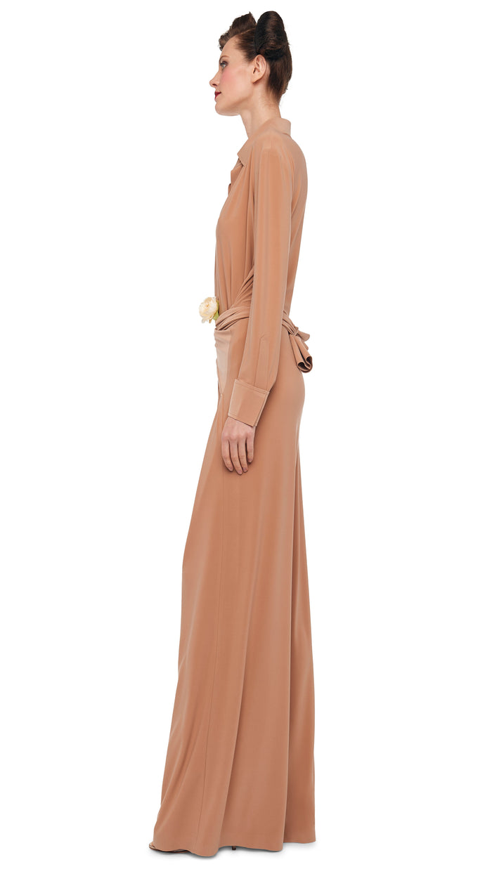 Norma Kamali FOUR SLEEVE NK SHIRT JUMPSUIT