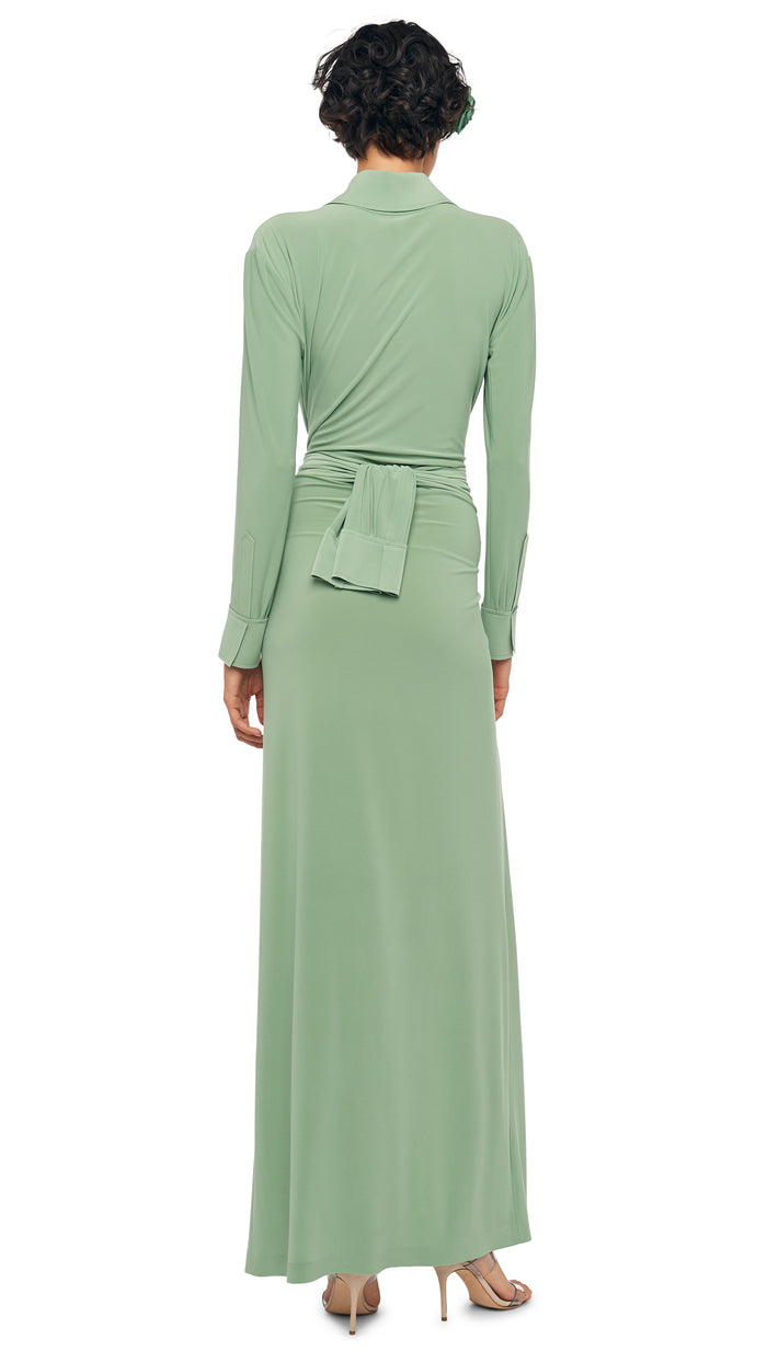 Norma Kamali FOUR SLEEVE NK SHIRT LONG DRESS