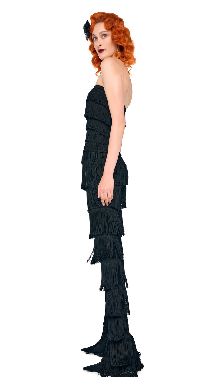 Norma Kamali FRINGE SPAT LEGGING