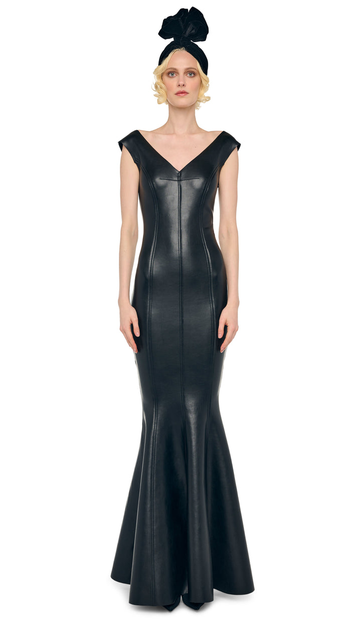 norma kamali GRACE FISHTAIL GOWN