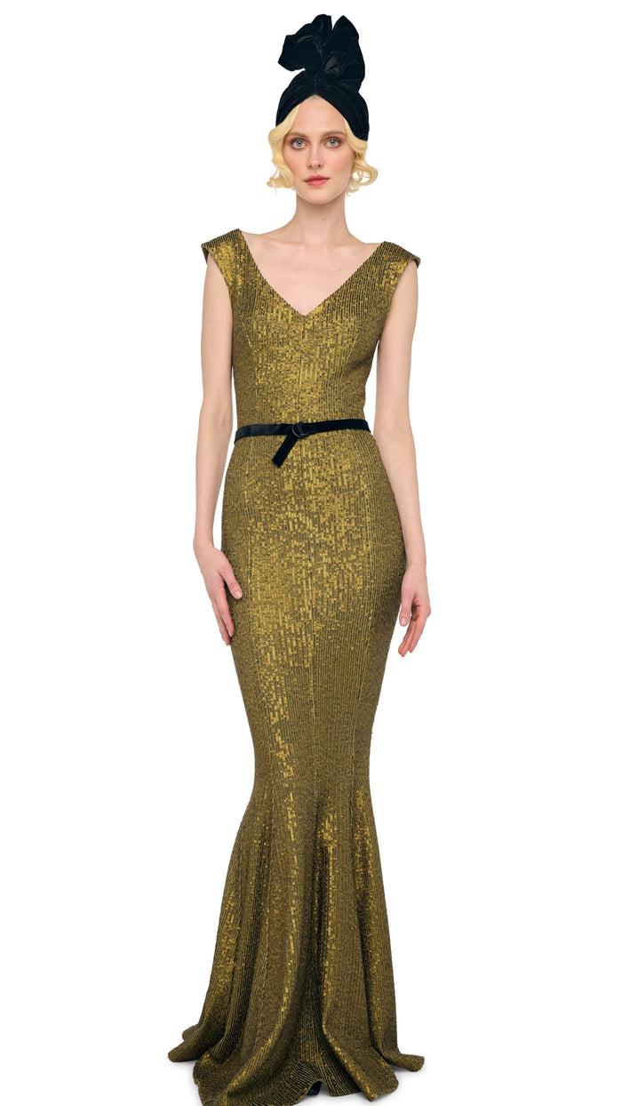 norma kamali GRACE FISHTAIL GOWN