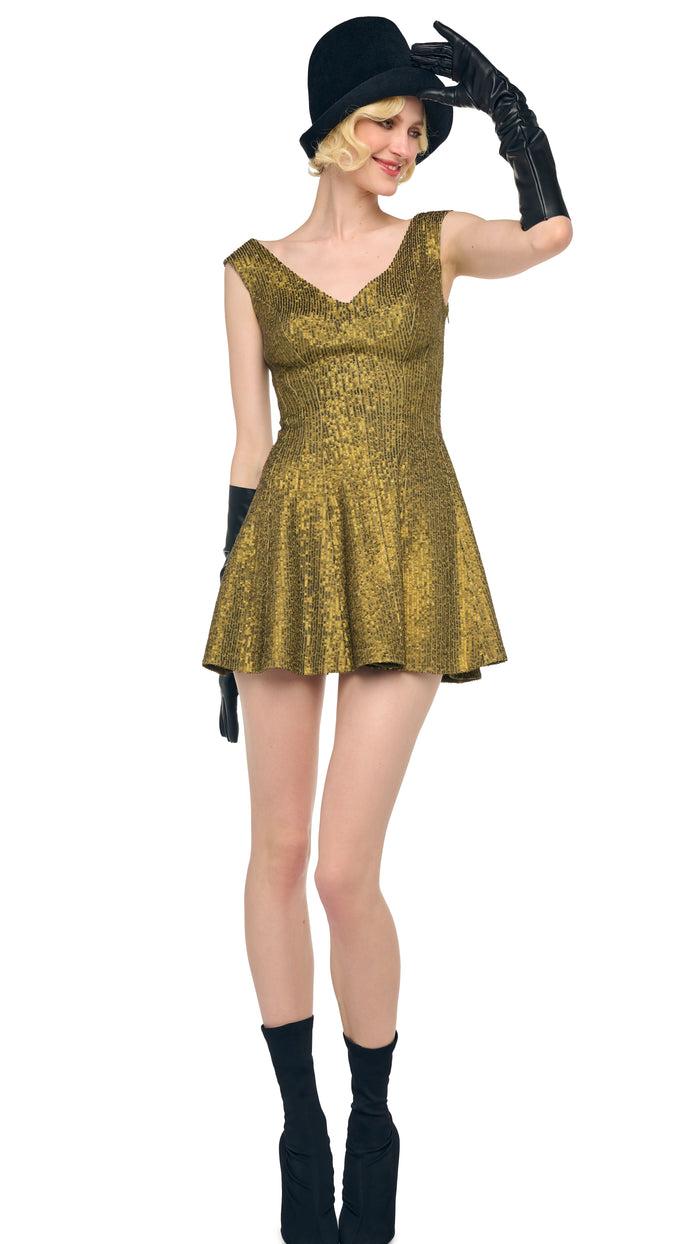 norma kamali GRACE MINI DRESS