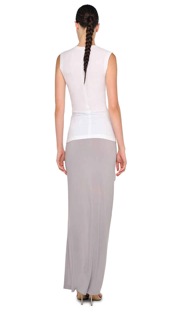 Norma Kamali HI LOW SKIRT