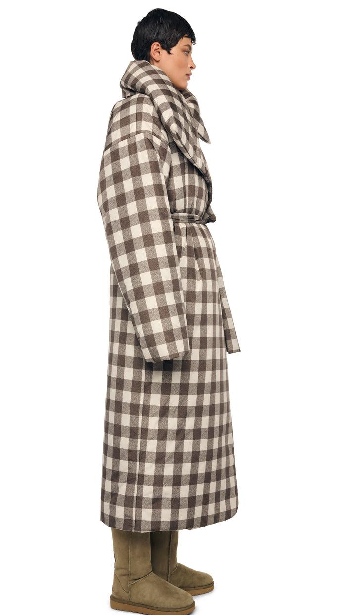 Norma Kamali HIGH COLLAR SLEEPING BAG COAT LONG