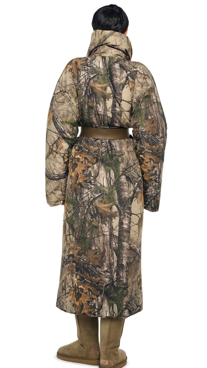 Norma Kamali HIGH COLLAR SLEEPING BAG COAT LONG