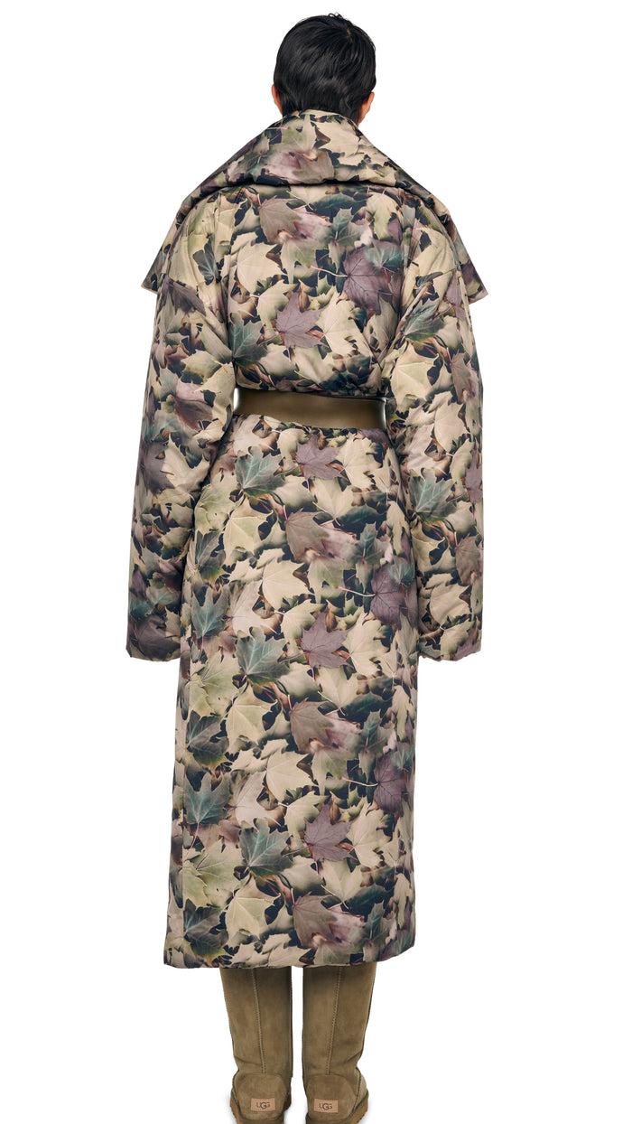 Norma Kamali HIGH COLLAR SLEEPING BAG COAT LONG