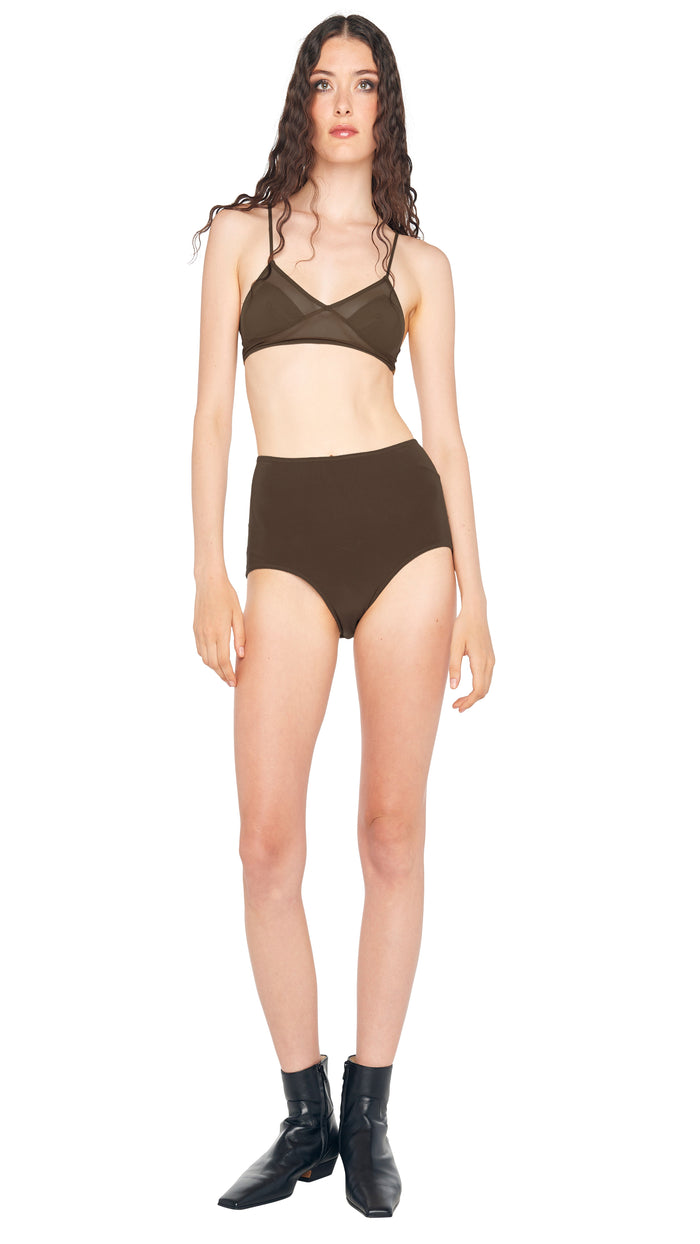 norma kamali HIGH RISE BOY PANTY