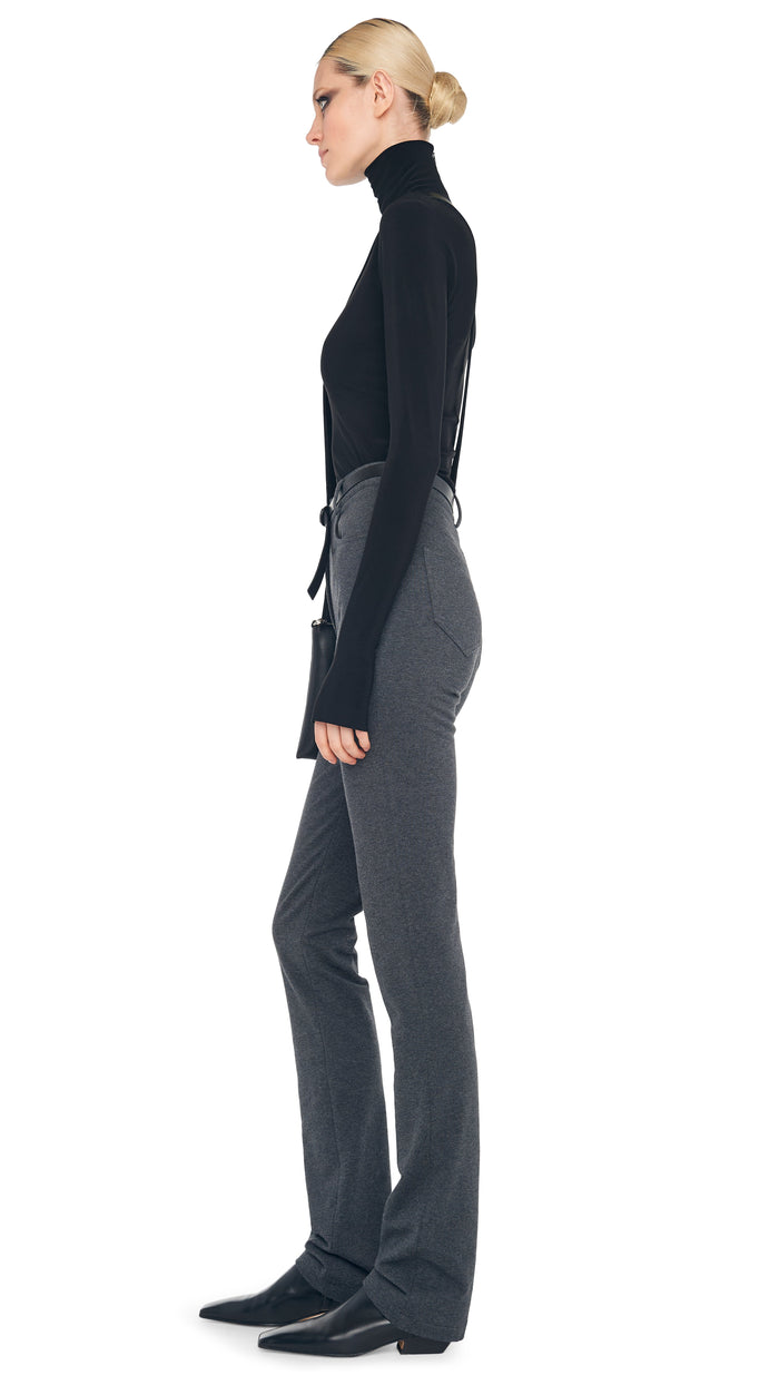 Norma Kamali HIGH WAIST BOOT LEG JEAN