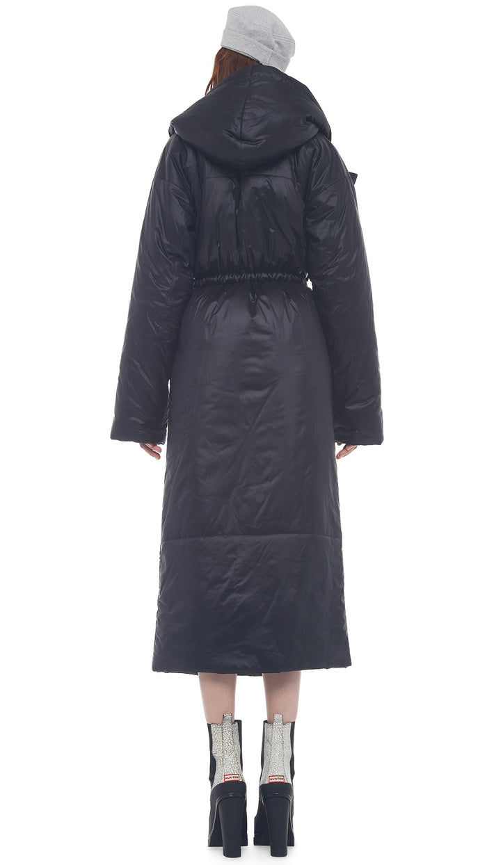 Norma Kamali HOODED SLEEPING BAG COAT
