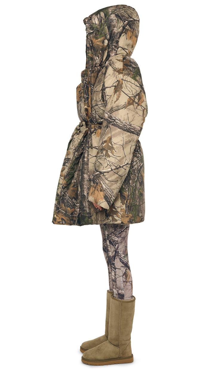 Norma Kamali HOODED SLEEPING BAG COAT TO KNEE