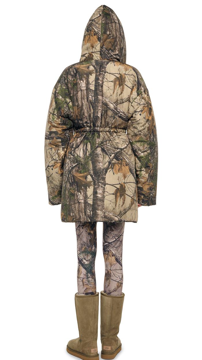 Norma Kamali HOODED SLEEPING BAG COAT TO KNEE