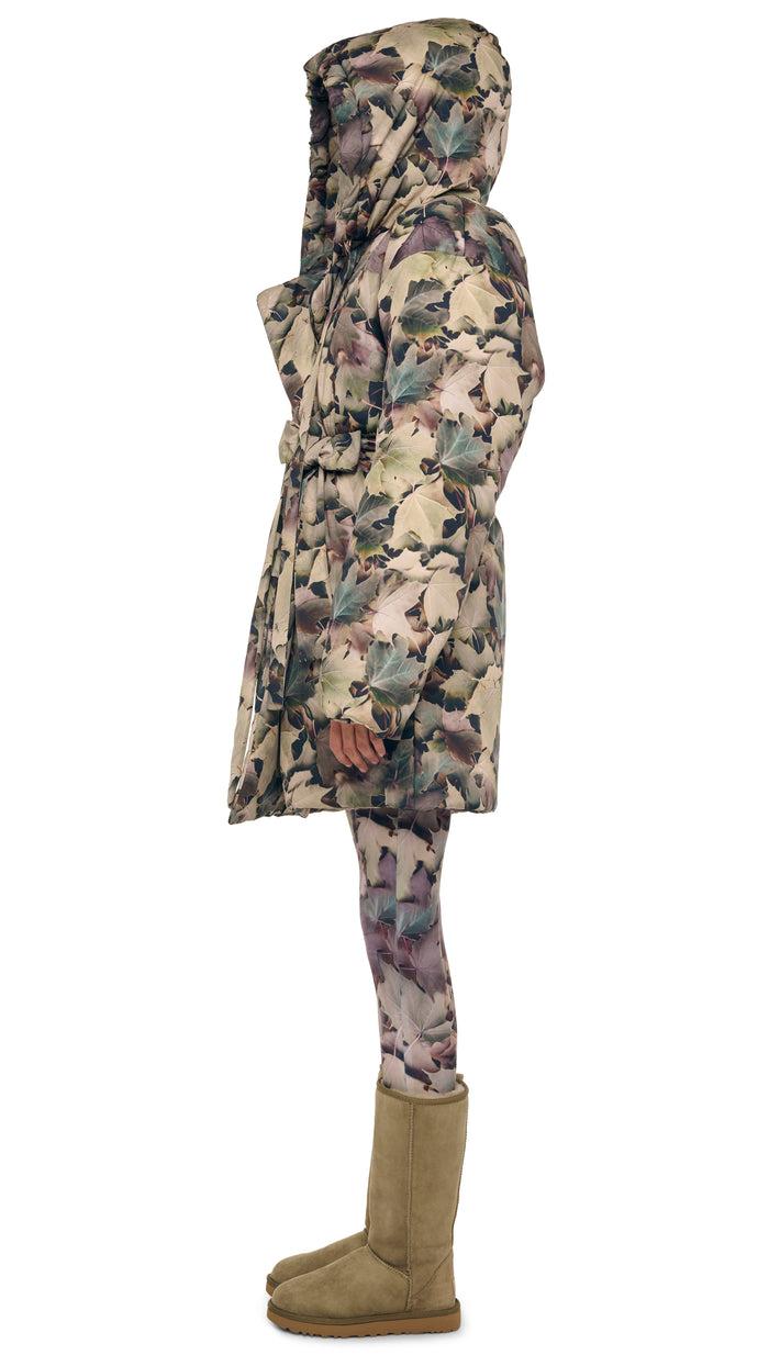 Norma Kamali HOODED SLEEPING BAG COAT TO KNEE