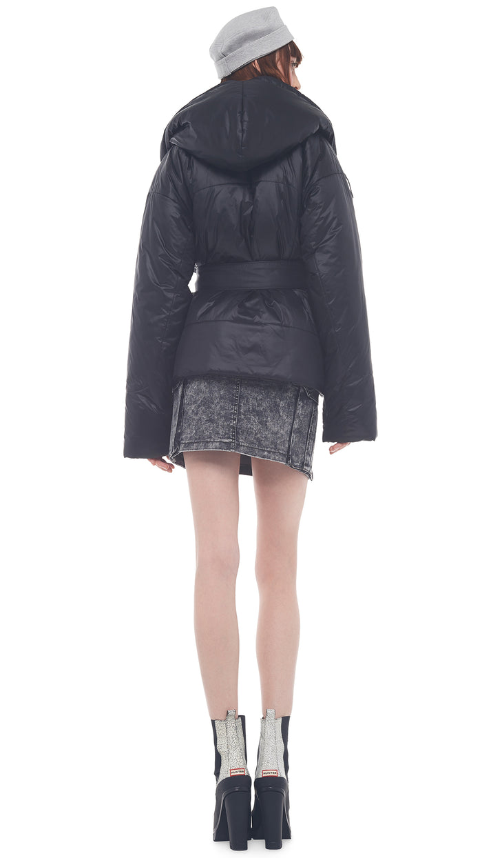 Norma Kamali HOODED SLEEPING BAG JACKET