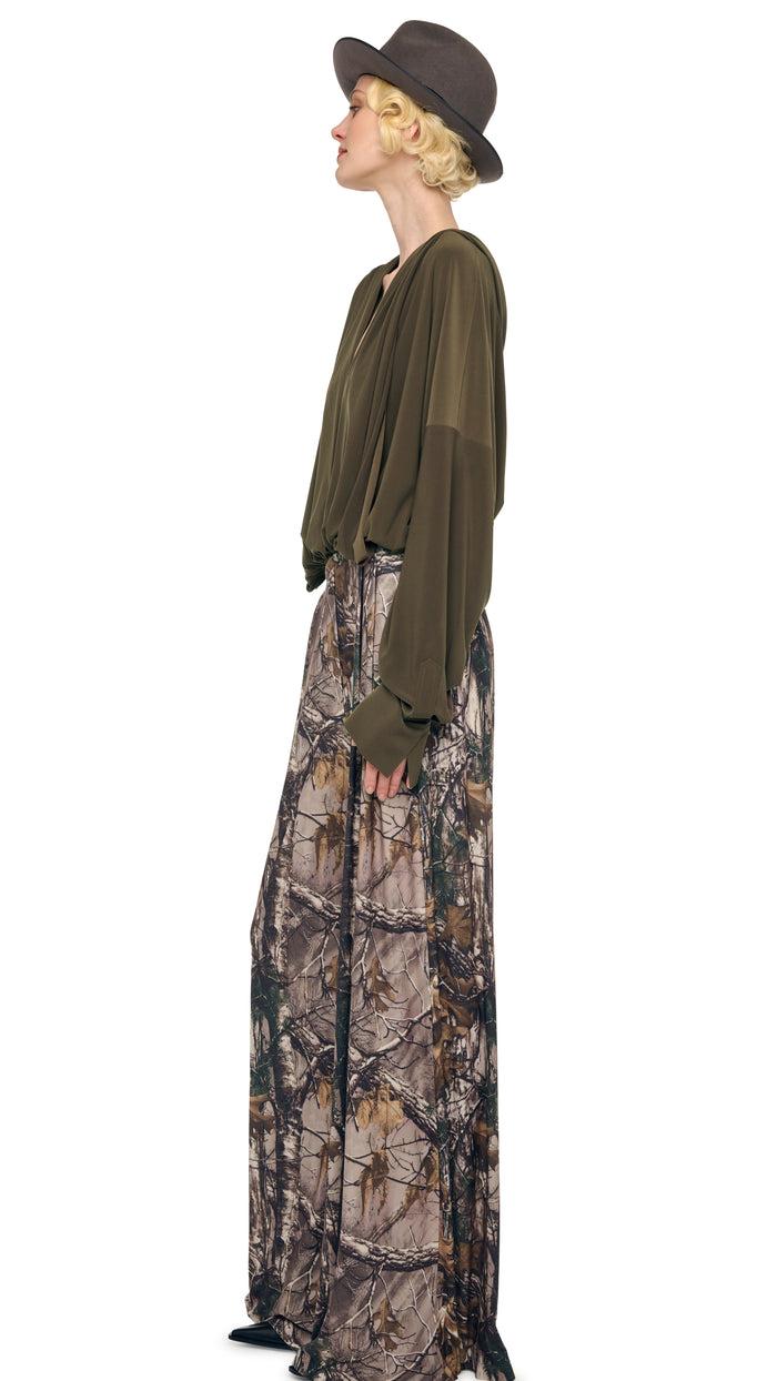 Norma Kamali HOODED SUPER OS BF NK SHIRT BODYSUIT