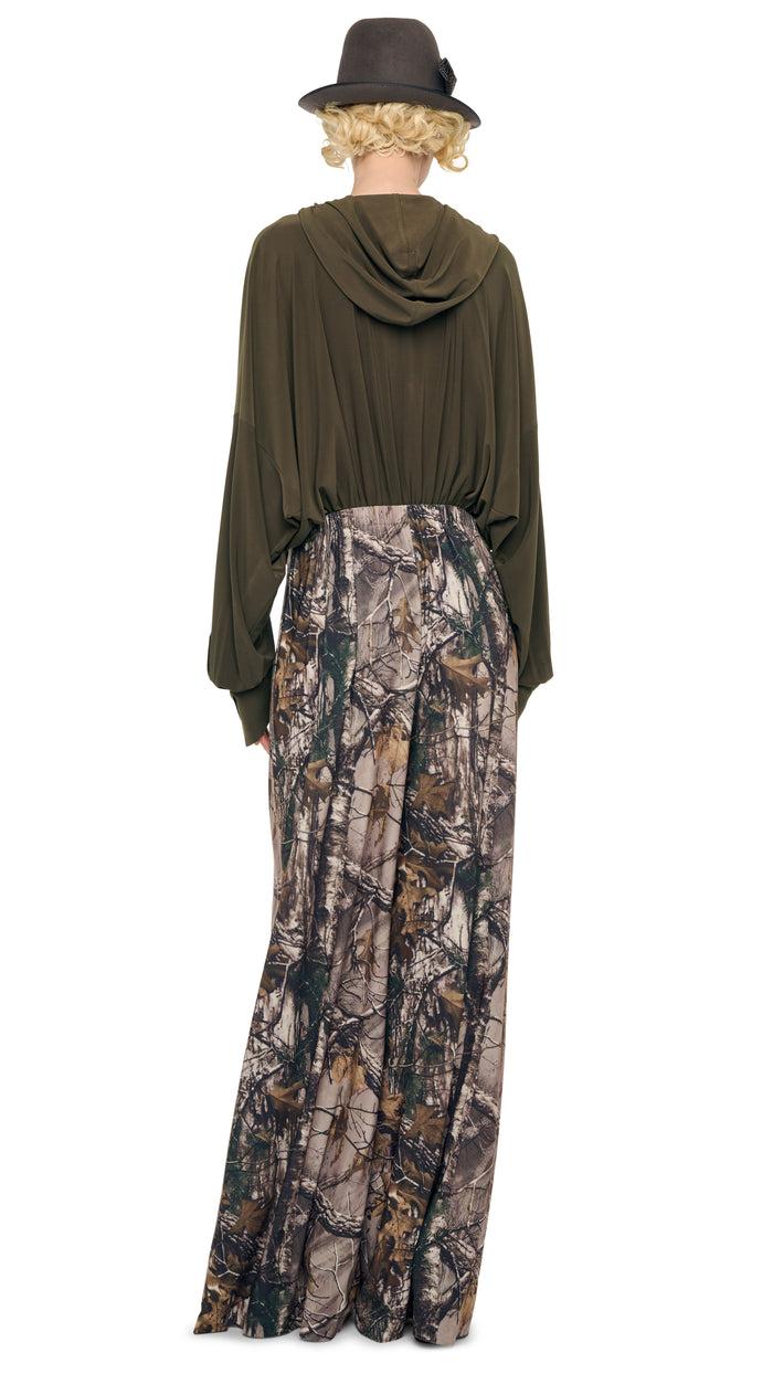 Norma Kamali HOODED SUPER OS BF NK SHIRT BODYSUIT